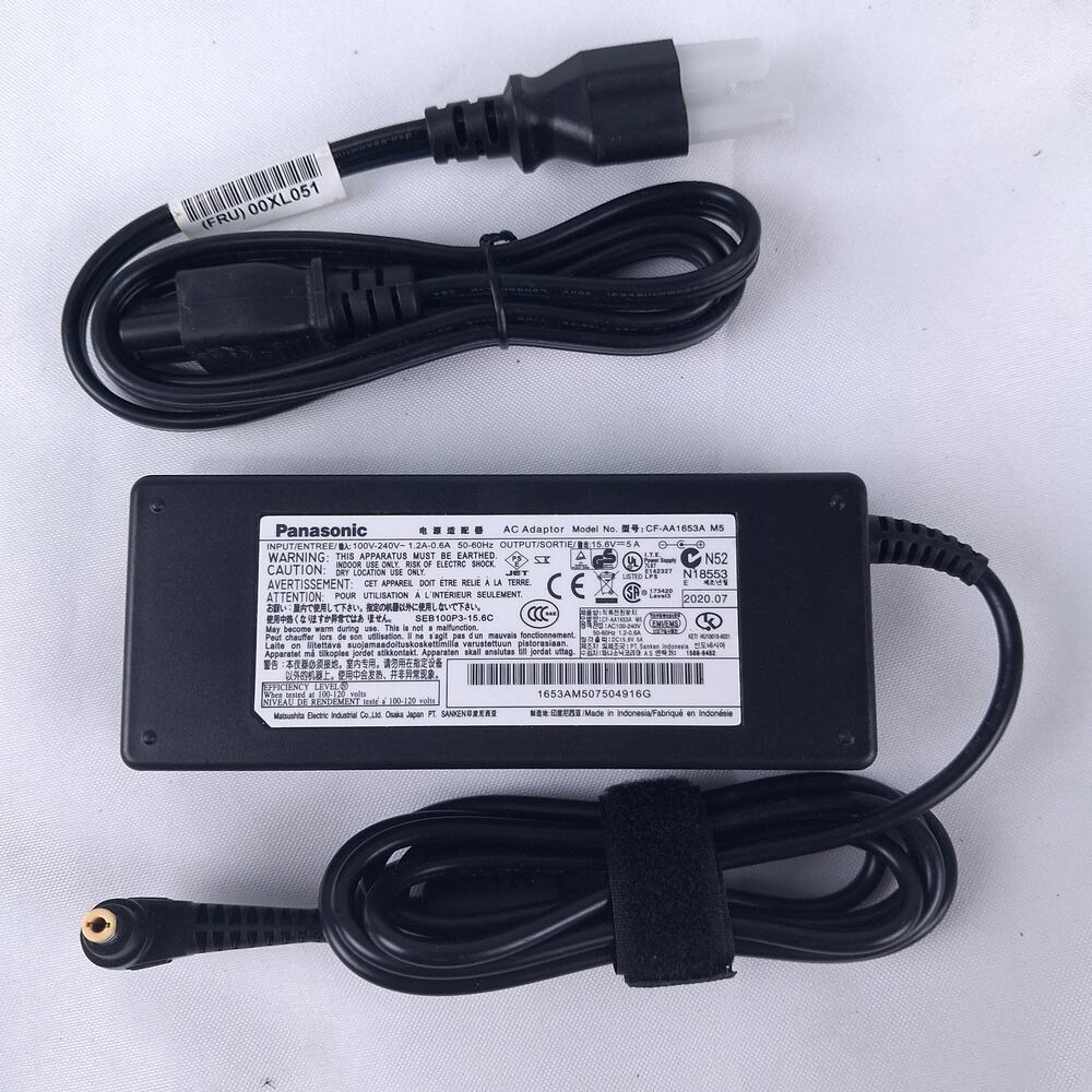 Panasonic CF-AA1653A M5 AC Adapter 15.6V 5A Laptop Charger Power Supply